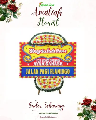 Bunga Papan Congratulation di Namosain